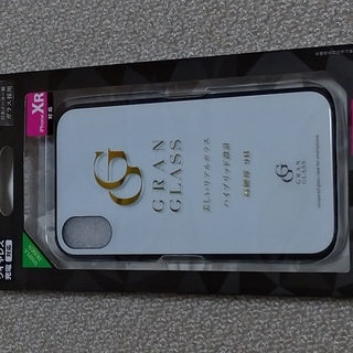 iPhone XR ガラスケース GRAN GLASS ホワイト　新品