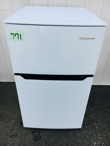 771番 Hisence✨ 2017年製 2ドア冷凍冷蔵庫❄️HR-B95A‼️