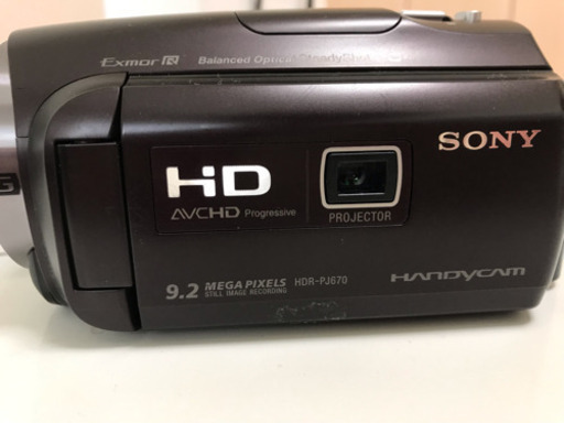 ビデオカメラ、ムービーカメラ SONY HDR-PJ670