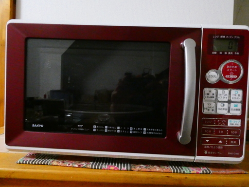 SANYO サンヨー EMO-C16D レッド オーブンレンジ 2011年製