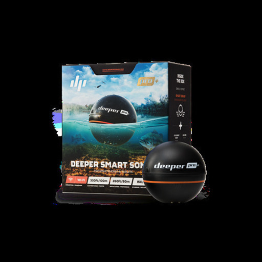 値下げ！！魚群探知機deeper pro +！！新品同様