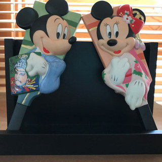 陶器  Mickey  &   miniy   羽子板