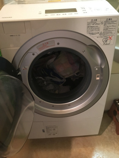 【24日引取り限定】東芝 ドラム式洗濯乾燥機
