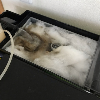 ※お話中。ニッソー  900 450 450 曲げガラス 上部フィルター