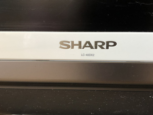 中古美品　SHARP AQUOS Blu-rayレコーダー内蔵AQUOS 40型 液晶テレビ LC-40DX2 40インチ リモコン/説明書付き