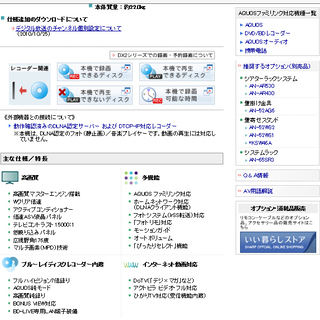 中古美品　SHARP AQUOS Blu-rayレコーダー内蔵AQUOS 40型 液晶テレビ LC-40DX2 40インチ リモコン/説明書付き