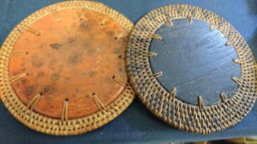 アジアン雑貨 コースター (東南アジア アジアン 雑貨 インテリア 小物 民芸 ナチュラル 手作り)