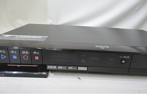 札幌 ブルーレイディスクレコーダー 2011年製 SHARP BD-H30 HDD容量 