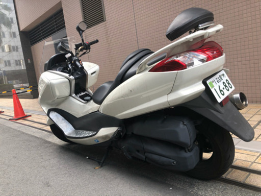 カチ上げマフラー 車・バイク・自転車 フルカスタム 白マジェ エアロ