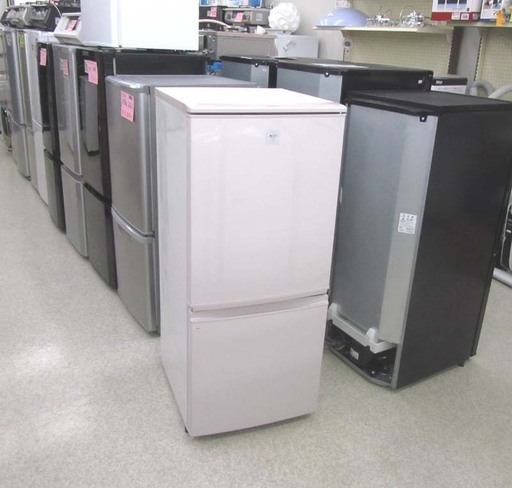 シャープ 2ドア 冷蔵庫 137Ｌ 2015年製 SJ-PD14A SHARP プラズマクラスター ☆ PayPay(ペイペイ)決済可能 ☆ 札幌市 北区 屯田