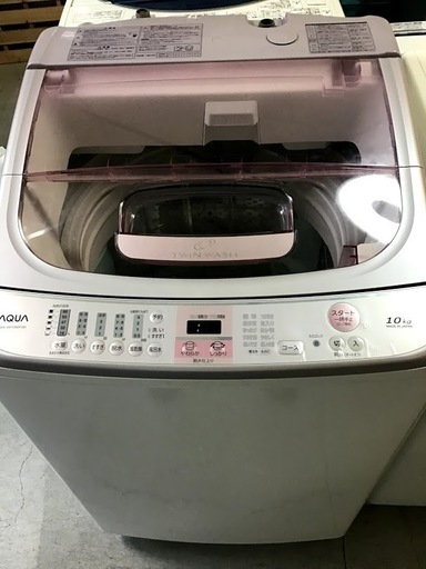【送料無料・設置無料サービス有り】洗濯機 2018年製 AQUA AQW-VW1000F 中古