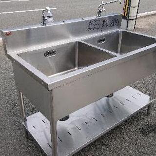 中古品 Maruzen 二槽シンクお売りします。