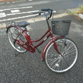 自転車ママチャリ26インチ 今年7月に購入、一週間のみ使用