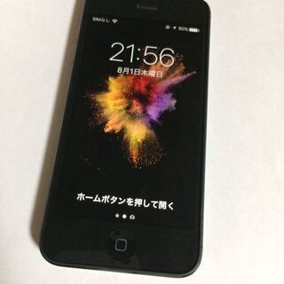 iPhone5 16GB アイフォン5 本体 ブラック黒 アップ...