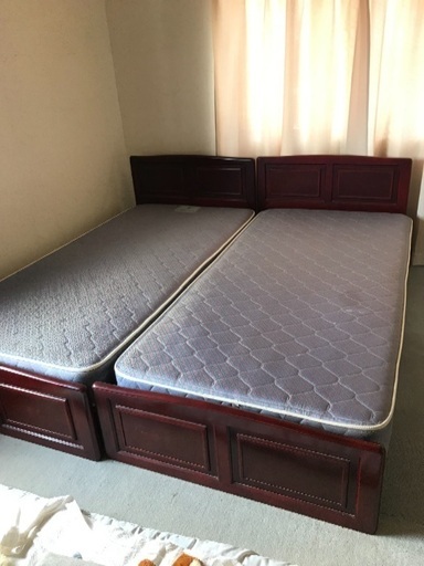 シングルベッド2個