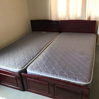 シングルベッド2個
