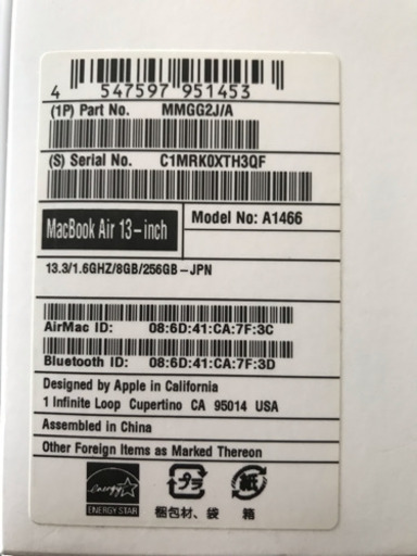 3万円 MacBook Air