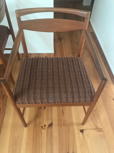 北欧  ダイニングテーブル  椅子二脚セット