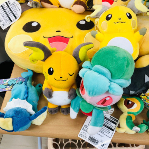 商談中 ポケモン ぬいぐるみ まとめて500円 ライチュウ シャワーズ ブラッキー リーフィア など アルジャン 大通のおもちゃ ぬいぐるみ の中古あげます 譲ります ジモティーで不用品の処分
