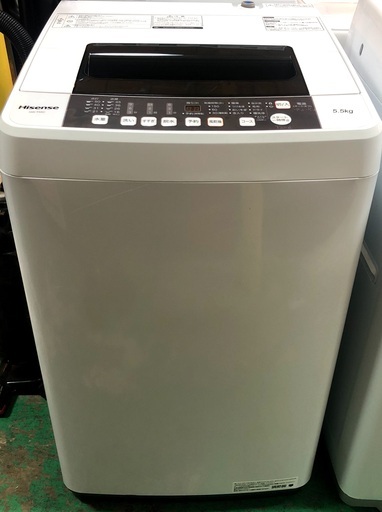 【送料無料・設置無料サービス有り】洗濯機 2018年製 Hisense\tHW-T55C 中古