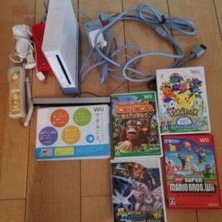 任天堂Wiiとゲームソフト4本セット