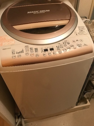 東芝大型洗濯乾燥機MAGIC DRUM (ピンク)