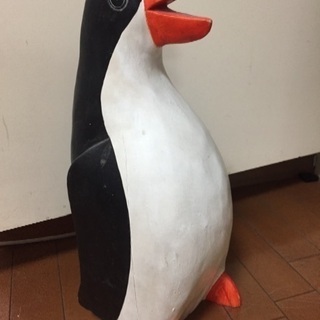 ペンギン オブジェ（木製）