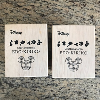 食器 江戸切子×Disney