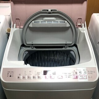 【送料無料・設置無料サービス有り】洗濯機 2016年製 SHARP ES-TX5A-P 中古 