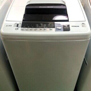 【送料無料・設置無料】洗濯機 2016年製 HITACHI NW-7WY 中古 