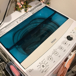 洗濯機 ハイアール 2016年製 4.5kg