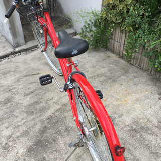 24インチ赤自転車