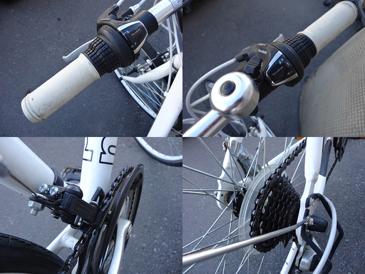 ☆札幌市内限定☆ クロスバイク NOGARD FC705x ホワイト 引取歓迎