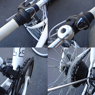 ☆札幌市内限定☆ クロスバイク NOGARD FC705x ホワイト 引取歓迎