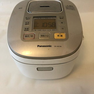 Panasonic　IHジャー炊飯器　SR-HB104　1L　2...