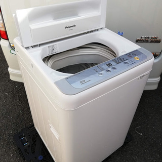 ◼️商談中■美品■2016年製■パナソニック 全自動洗濯機 (5.0kg) NA-F50B9-S