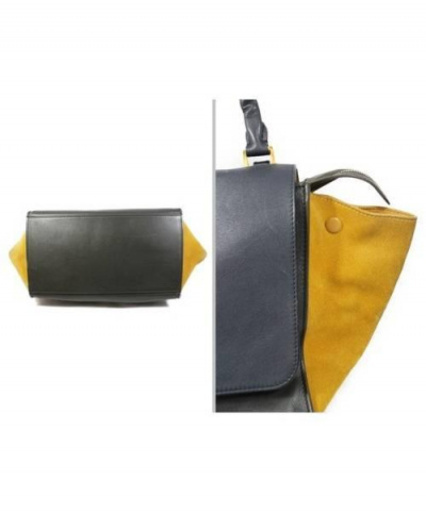 ☆美品 セリーヌ トラペーズ 2way ショルダーバッグ ネイビー