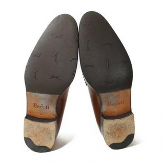 Berluti (ベルルッティ) スクリットパッチワークレザーシューズ