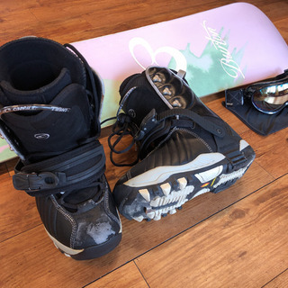 メンズ スノーボード セット (板 ウェア ブーツなど) ボード シューズ ケース 手袋 ゴーグル スノボ burton バートン