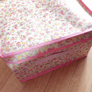 🎀お花柄ピンクの収納箱 小物入れ🎀