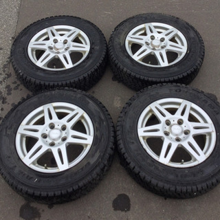 パジェロミニ等 15インチ アルミホイール 175/80R15 スタッドレス