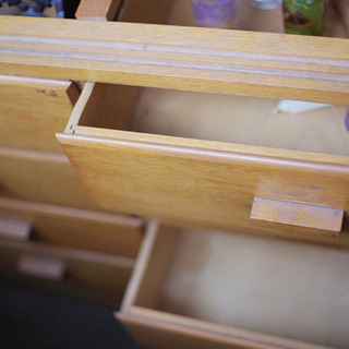 アンティークのシャツケース