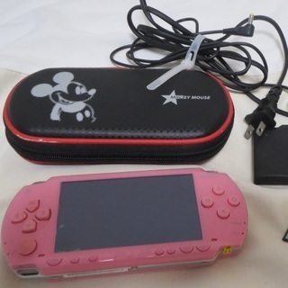 【中古】PSP1000(ピンク) + ソフト25本 + 充電器