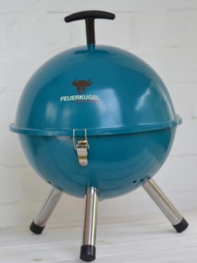 海外製BBQグリル　キャンプにも　新品　Blaue Feuerkugel