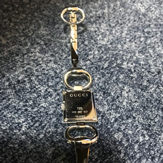 GUCCI/グッチ時計 120 トルナヴォーニ 4Pダイヤ YA120507 GGアイコン柄/ブラックダイアル