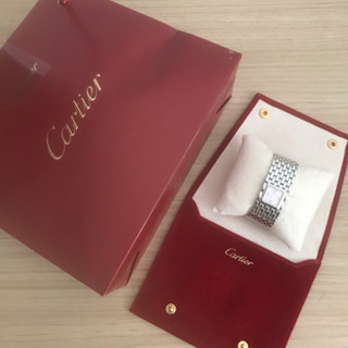 Cartier パンテール リュバン S/S ピンク ダイヤル Q