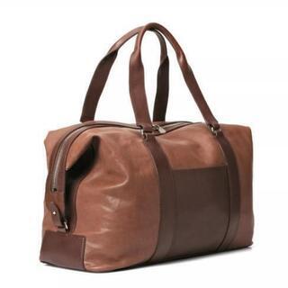 ブルネロクチネリ 貴重！ 大型 大容量 レザーボストンバッグ