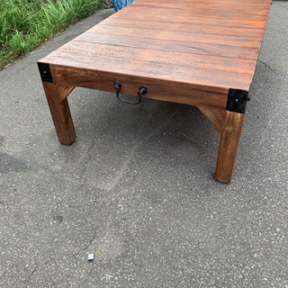 センターテーブル ヴィンテージ 車輪付き trolley table (トロリーテーブル)