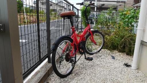 お譲り先決定しました。折り畳み自転車　値下げしました