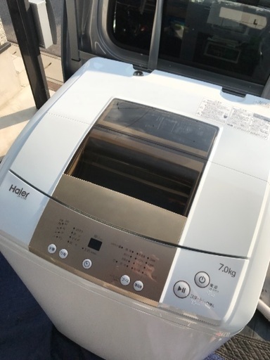 取引中高年式ハイアール洗濯機7キロ美品。千葉県内配送無料。設置無料。